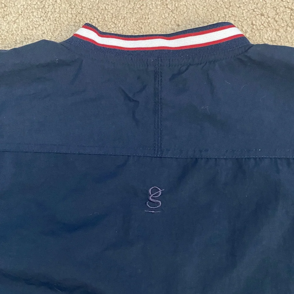 Kansas Jayhawks Gear For Sports Windbreaker Youth Large Blue  Pullover Vintage